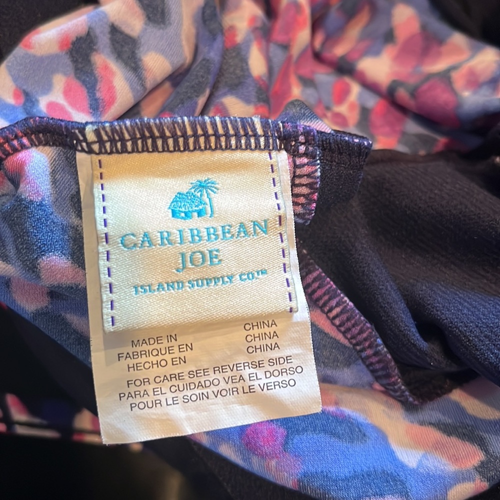 Colorful Leopard Print Ruffle Tankini Top - Picture 4 of 6